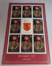 Load image into Gallery viewer, HENRY IV HISTORY OF THE MONARCHY PNC, FIRST DAY COVER,STAMPS & INFORMATION SET