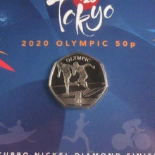 Load image into Gallery viewer, Tokyo Olympics 2020/2021 Diamond Finishing Gibraltar 50p Coin Packs