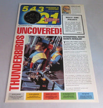 Load image into Gallery viewer, 2011 THUNDERBIRDS ARE GO MEDALLION COVER PNC WITH 3D EFFECT POSTAGE STAMPS