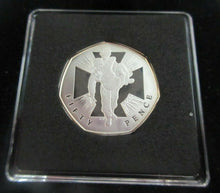 Load image into Gallery viewer, 2006 HEROIC ACTS QUEEN ELIZABETH II SILVER PROOF 50p FIFTY PENCE BOX & COA