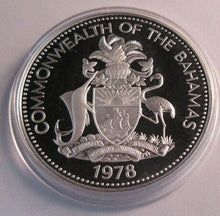 Load image into Gallery viewer, 1978 5TH ANNIVERS INDEPENDENCE DAY COMMONWEALTH OF THE BAHAMAS SILVER PROOF $10