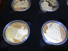 Load image into Gallery viewer, 2006 ROYAL MINT GOLDEN AGE OF STEAM TRAINS £5 SILVER PROOF COIN CHANNEL ISLANDS