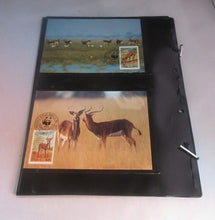 Load image into Gallery viewer, Black Lechwe WWF Info Sheets Exclusive Stamps from Zambia and FDC's