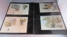 Load image into Gallery viewer, Polar Bear WWF Info Sheets Exclusive Stamps from Russia and FDC's