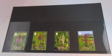 Load image into Gallery viewer, JERSEY PLANTS DECIMAL STAMPS X 4 MNH IN STAMP HOLDER