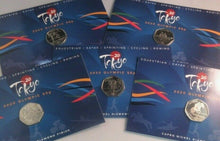 Load image into Gallery viewer, Tokyo Olympics 2020/2021 Diamond Finishing Gibraltar 50p Coin Packs