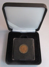 Load image into Gallery viewer, 1903 EDWARD VII BRONZE FARTHING EF-UNC IN QUADRANT CAPSULE & BOX