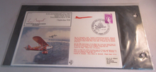 Load image into Gallery viewer, 50TH ANNIVERSARY FIRST NON STOP FLIGHT PARIS TO NEW YORK FLOWN STAMP COVER