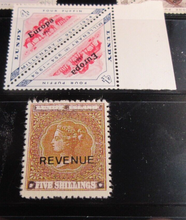 Load image into Gallery viewer, VARIOUS LUNDY ISLAND PUFFIN STAMPS & 5 SHILLING MNH & CLEAR FRONTED STAMP HOLDER