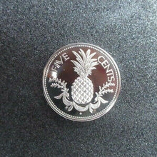 Load image into Gallery viewer, 1976 BAHAMAS 5 COIN PROOF SET FREANKLIN MINT WITH CERTIFICATE COIN FLIP AND BAG