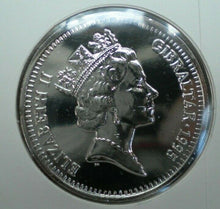 Load image into Gallery viewer, 1995 VE DAY 50TH ANNIVERSARY SILVER BUNC GIBRALTAR £5 COIN COVER PNC/INFO SHEET