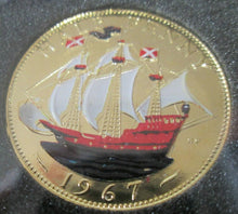Load image into Gallery viewer, UK Queen Elizabeth II Gold Rhodium Platinum Enamelled coins 1 PENNY FLORIN ECT