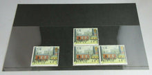 Load image into Gallery viewer, 1967 LOWRY CHILDREN COMING OUT OF SCHOOL 1/6 4 X STAMPS MNH WITH STAMP HOLDER