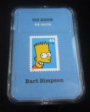 Load image into Gallery viewer, The Simpsons Limited Collectors Edition 5 x USA Stamps Boxed COA Number 009
