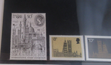 Load image into Gallery viewer, London International Stamp Exhibition 1980 50p UK Decimal 3 Stamp Set MNH
