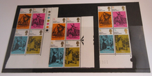 Load image into Gallery viewer, QUEEN ELIZABETH II PRE DECIMAL 1970 LITERARY ANNIVERSARIES 5d STAMPS x12 MNH
