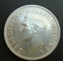 Load image into Gallery viewer, 1942 KING GEORGE VI BARE HEAD 1 SILVER HALF CROWN ref SPINK 4080 A1
