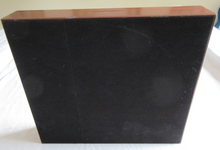 Load image into Gallery viewer, WOODEN COIN BOX COPPER COLOUR HOLDS UPTO 12 £5 OR CROWN SIZED ENCAPSULATED COINS
