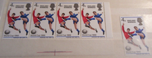 Load image into Gallery viewer, 1966 ENGLAND WINNERS WORLD CUP 1966 4d 11x STAMPS INCLUDES SOME ERRORS
