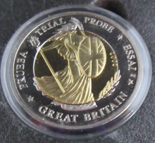 Load image into Gallery viewer, 2002 EURO GREAT BRITAIN TRIAL EIGHT COIN SET
