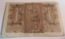 Load image into Gallery viewer, ITALY BANKNOTES LIRE VARIOUS 13 X BANKNOTES 1939-1990 WITH NOTE HOLDER
