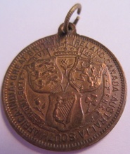 Load image into Gallery viewer, 1911 CORONATION MEDAL BRONZE UNC WITH LUSTRE 23MM IN PROTECTIVE CLEAR FLIP
