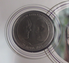 Load image into Gallery viewer, 2011 William and Kate, Official Wedding Royal Mint UK BUnc £5 Coin Sealed Pack
