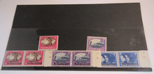 Load image into Gallery viewer, 1945 SOUTH AFRICA OVERPRINTS IN 2 LANGUAGES IN STAMP HOLDER
