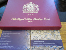 Load image into Gallery viewer, 1972 THE ROYAL SILVER WEDDING SILVER PROOF COIN SET OF 6 COINS VERY SCARCE
