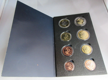 Load image into Gallery viewer, 2002 EURO GREAT BRITAIN TRIAL EIGHT COIN SET
