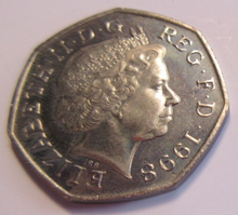 Load image into Gallery viewer, 1998 NHS 50TH ANNIVERSARY FIFTY PENCE 50P COIN IN PROTECTIVE CLEAR FLIP
