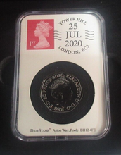 Load image into Gallery viewer, 2020 Rosalind Franklin DNA Photograph 51 BUnc 50p DateStamp Coin Slabbed Box/COA

