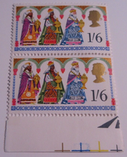 Load image into Gallery viewer, QUEEN ELIZABETH II PRE DECIMAL POSTAGE STAMPS X 9 MNH IN STAMP HOLDER
