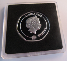 Load image into Gallery viewer, 2020 THANK YOU KEYWORKERS SAMOA HALF DOLLAR BOX &amp; COA BROADCASTERS &amp; JOURNALISTS
