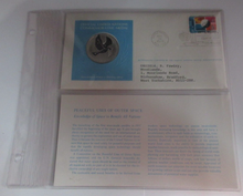 Load image into Gallery viewer, 1975 Peaceful Use of Outer Space First Edition United Nations Silver Proof Medal
