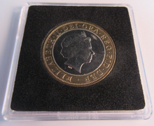 Load image into Gallery viewer, 2004 TREVITHICK INVENTOR &amp; ENGINEER £2 COIN AUNC PRESENTED IN QUAD CAPSULE &amp; COA
