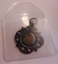 Load image into Gallery viewer, 1908 SILVER FOB HALLMARKED .925 CHESHIRE CHARLES EDWARD ADAMS
