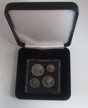 Load image into Gallery viewer, 1841 Maundy Money Queen Victoria 1d - 4d 4 UK Coin Set In Quadrum Box EF - Unc

