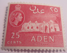 Load image into Gallery viewer, QUEEN ELIZABETH II ADEN STAMPS MNH IN STAMP HOLDER
