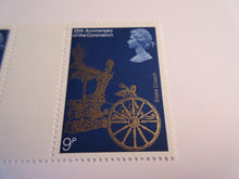 Load image into Gallery viewer, 1978 25th ANNIVERSARY OF THE CORONATION GUTTER PAIRS MNH IN STAMP HOLDER
