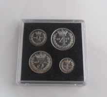 Load image into Gallery viewer, 1845 Maundy Money Queen Victoria 1d - 4d 4 UK Coin Set In Quadrum Box EF - Unc
