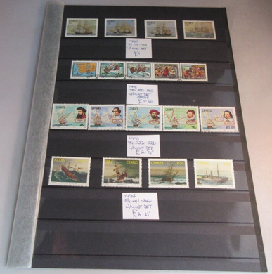 VARIOUS WORLD STAMPS CISKEI SOUTH AFRICA MNH WITH STAMP HOLDER