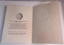 Load image into Gallery viewer, 1982 QEII CHRISTMAS COLLECTION IOM BB MARK DIAMOND FINISH 50P COIN CARD BOX &amp;COA
