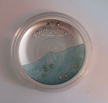 Load image into Gallery viewer, 2021 Gold Rush 1896 Silver Proof 50g Solomon Islands $5 Dollars Coin Box &amp; COA
