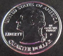 Load image into Gallery viewer, 2005 UNITED STATES MINT STATE QUARTER DOLLAR WEST VIRGINIA 1863 PLATINUM PLATED
