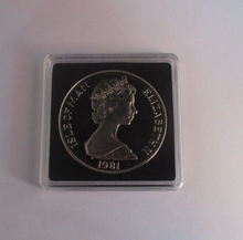 Load image into Gallery viewer, 1981 Price Charles and Diana Spencer Proof-Like Isle of Man 1 Crown Coin&amp;Box
