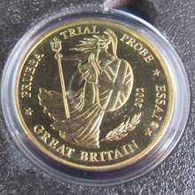 Load image into Gallery viewer, 2002 EURO GREAT BRITAIN TRIAL EIGHT COIN SET
