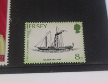 Load image into Gallery viewer, Queen Elizabeth II £2 &amp; 8p Jersey Decimal 2 Stamp Set MNH
