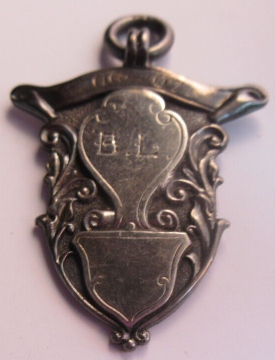 1906 SILVER FOB HALLMARKED .925 SILVER HENRY BUCKLAND BIRMINGHAM