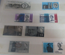 Load image into Gallery viewer, 1960 - 1970 George VI &amp; Queen Elizabeth II High Value MNH Pre-decimal Stamp Set
